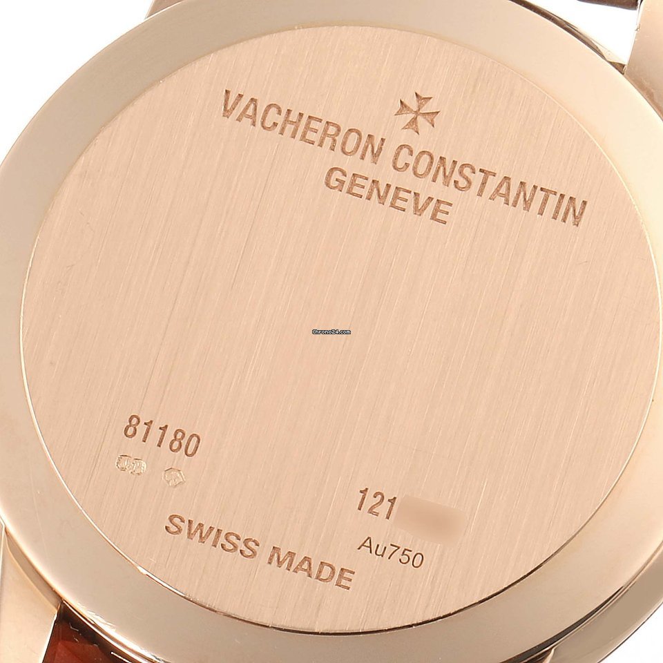 Vacheron Constantin Patrimony Mens watch Unisex Manual winding Rose gold 81180 Replica 7