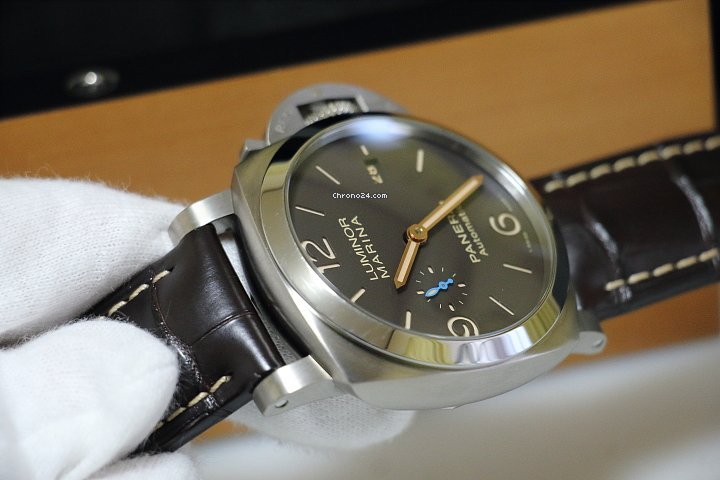 IMG_9081 Panerai Luminor Marina 1950 3 Days Automatic Automatic Titanium PAM01351 Replica 7