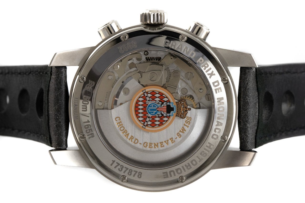 IMG_9081 Chopard Grand Prix de Monaco Historique Mens watch Unisex Automatic Titanium 168992 Replica 7
