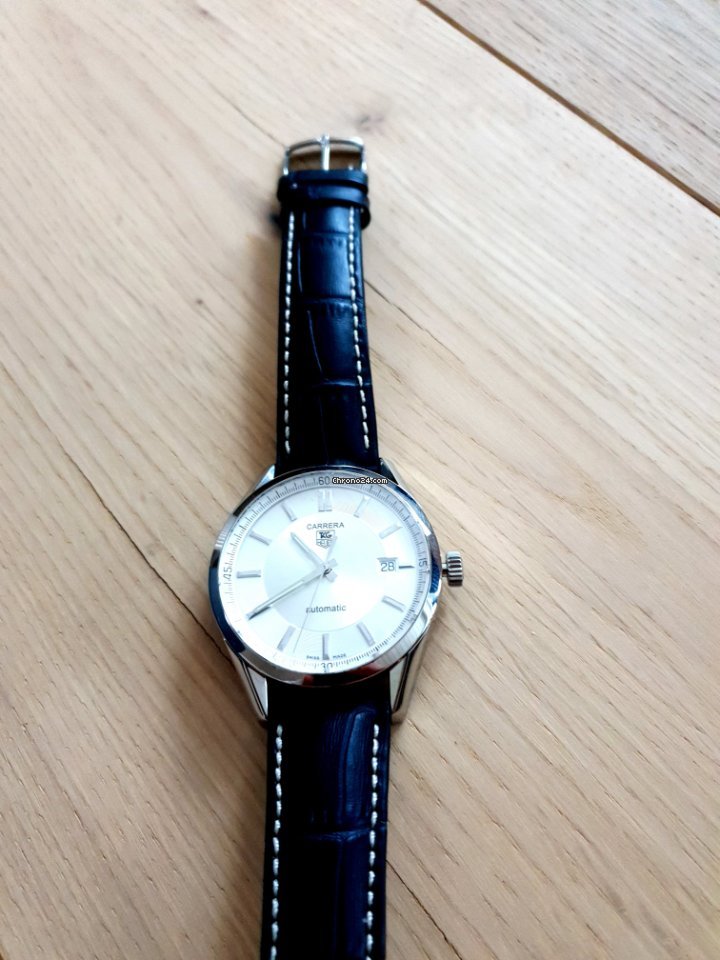TAG Heuer Carrera Calibre 5 Mens watch Unisex Automatic Steel WV211A-2 Replica 7