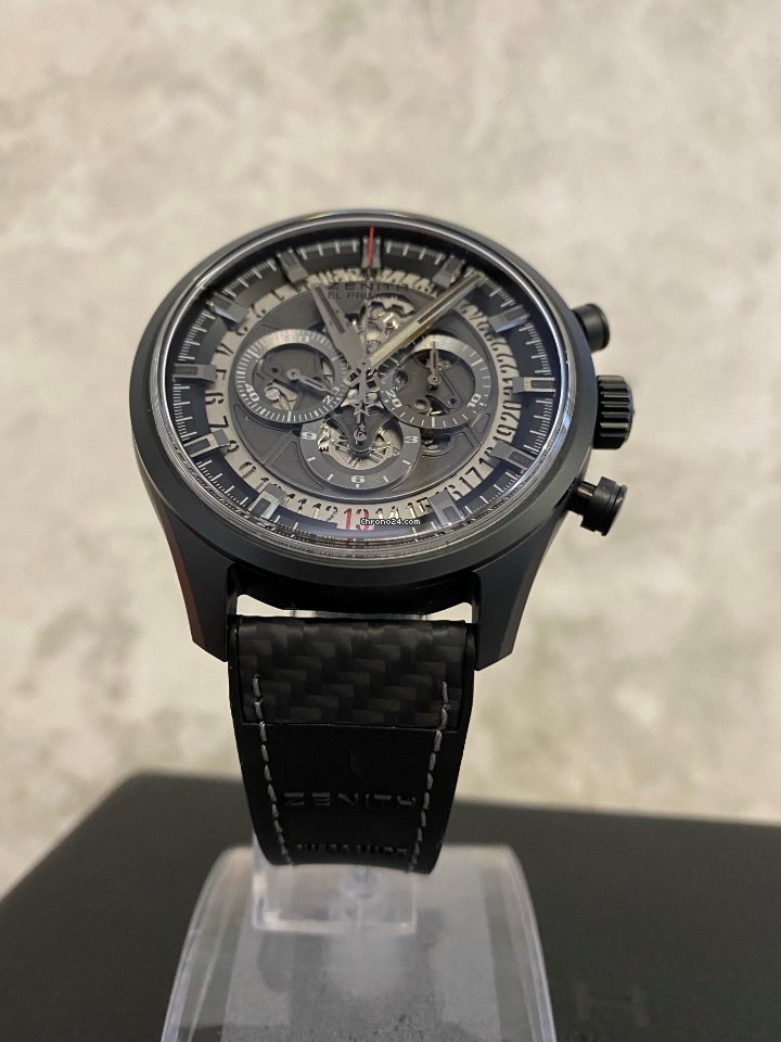 IMG_9081 Zenith El Primero Chronomaster Mens watch Unisex Automatic Ceramic 49.2520.400 98.R578 Replica 7