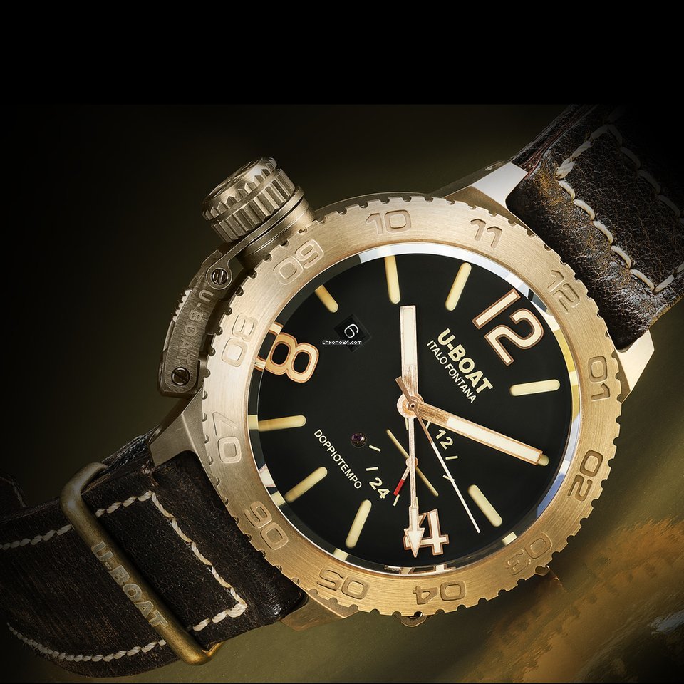 IMG_9081 U-Boat Classico Mens watch Unisex Automatic Bronze U-9008 Replica 7