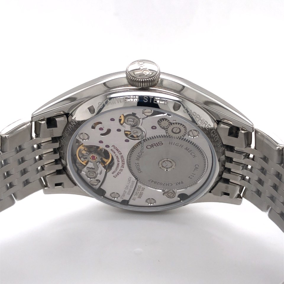 IMG_9081 Oris Artelier Calibre 112 Mens watch Unisex Manual winding Steel 01 112 7726 4055-Set 1 23 72FC Replica 7