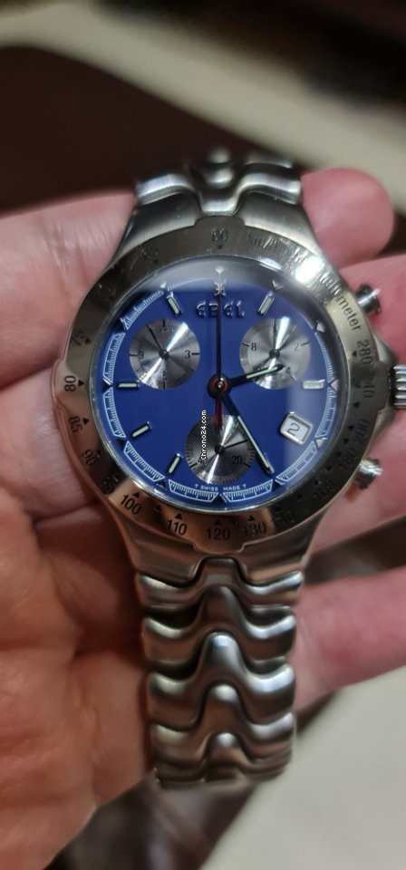 IMG_9081 Ebel Sportwave Mens watch Unisex Quartz Steel E9251641 Replica 7