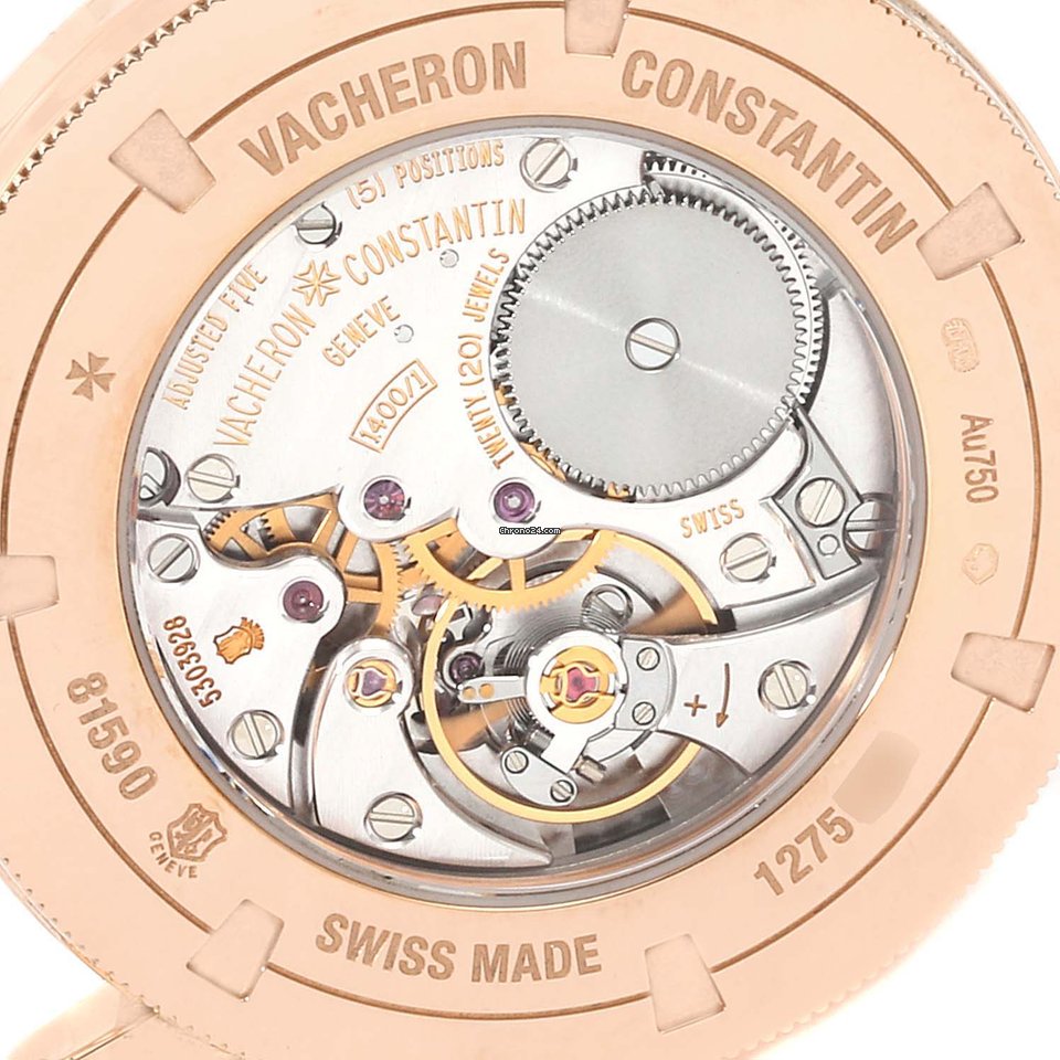 Vacheron Constantin Patrimony Womens watch Manual winding Rose gold 81590 000R-9847 Replica 7