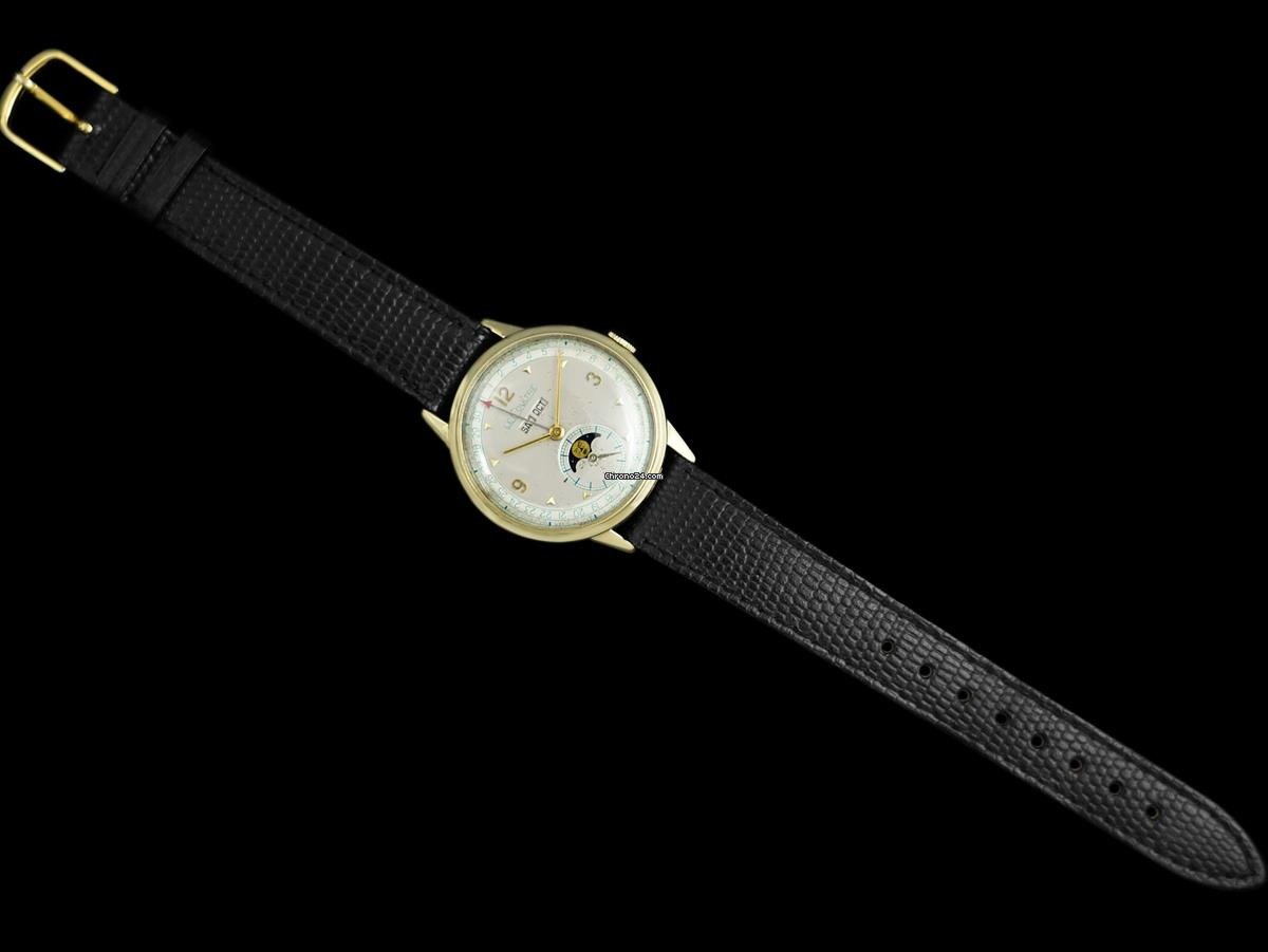 IMG_9081 Jaeger-LeCoultre Mens watch Unisex Manual winding Yellow gold 7861 Replica 7