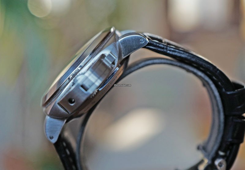 IMG_9081 Panerai Luminor 1950 3 Days GMT Power Reserve Automatic Automatic PAM 321 Replica 7