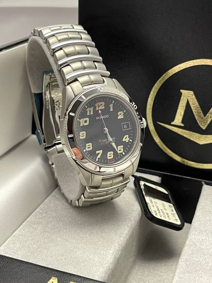 Movado Kingmatic Mens watch Unisex Automatic Steel 84-D7-877 ser. 3721235 Replica 7