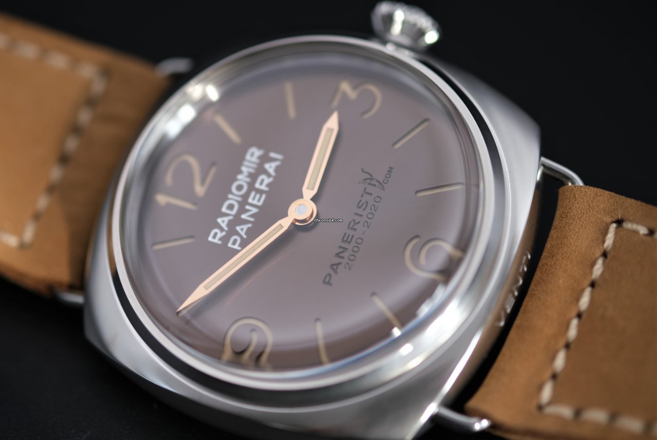 Panerai Special Editions Mens watch Unisex Manual winding Steel PAM 02020 Replica 7