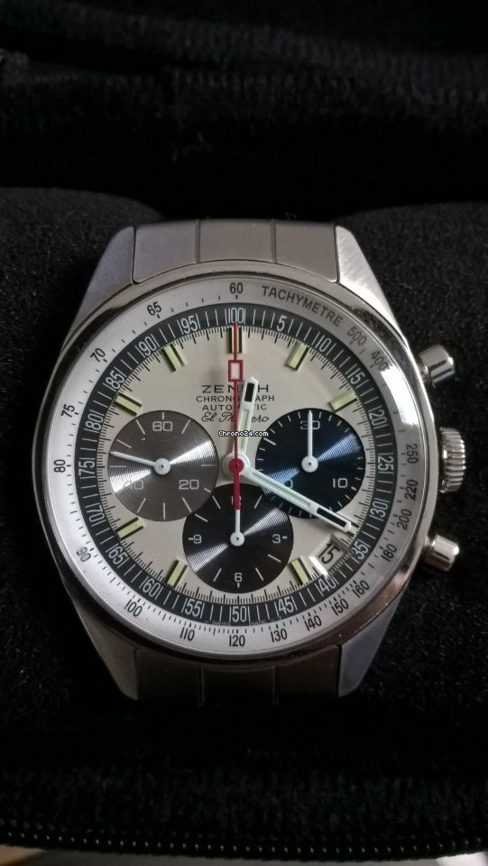 Zenith El Primero Mens watch Unisex Automatic Steel A386 Replica 7