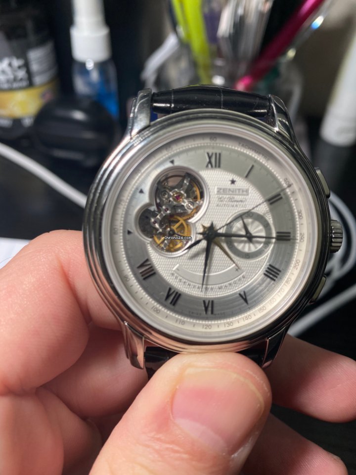 IMG_9081 Zenith El Primero Chronomaster Mens watch Unisex Automatic Steel 03.1260.4021 21.C505 Replica 7
