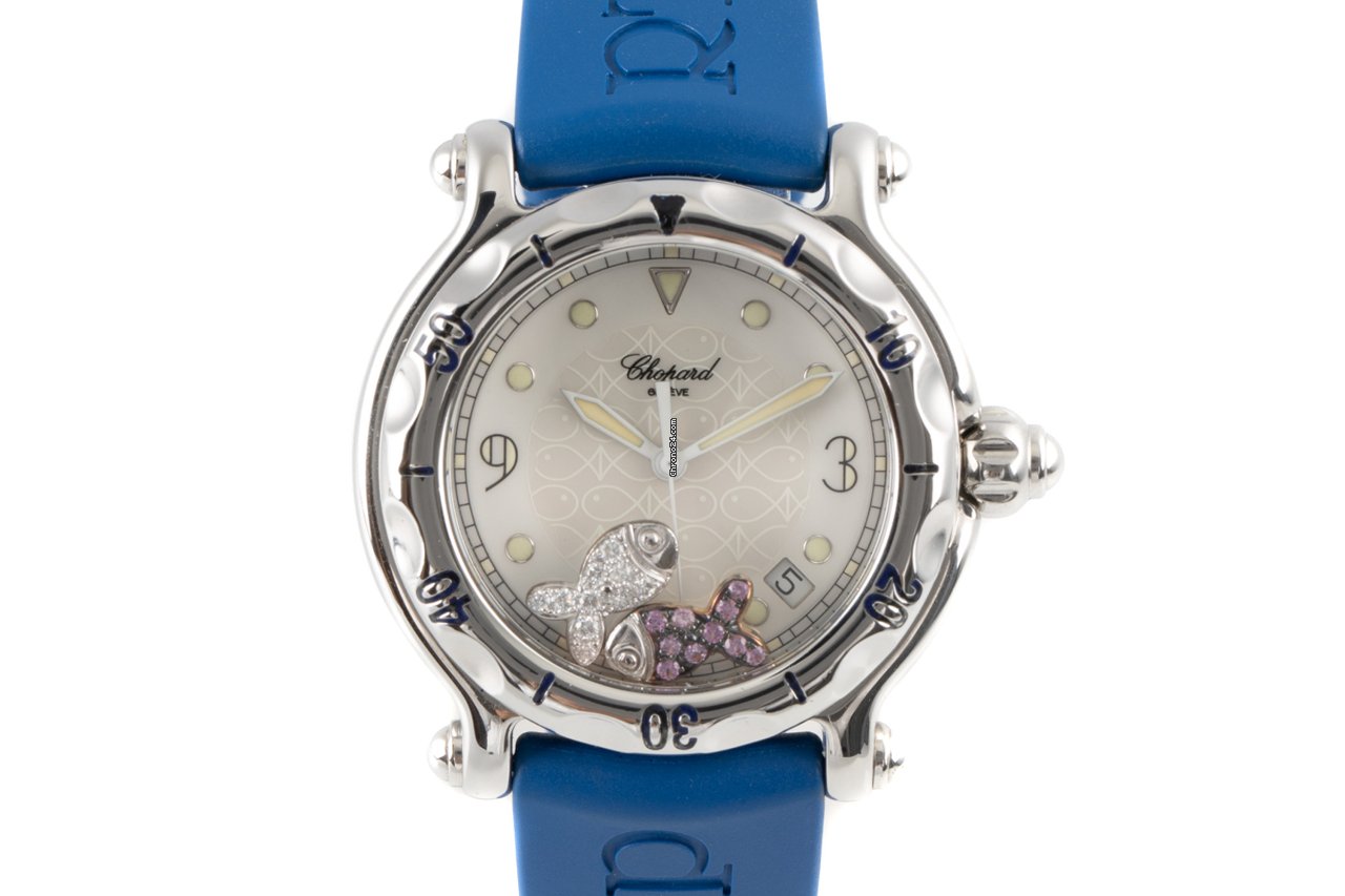 IMG_9081 Chopard Happy Sport Womens watch Quartz Steel 28 8347 8-403 Replica 7