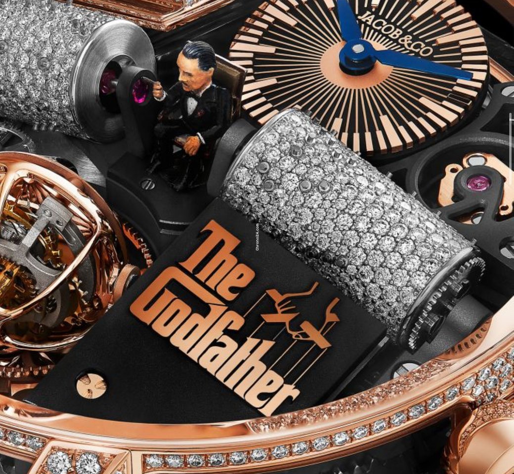 Jacob & Co. Mens watch Unisex Manual winding Rose gold OP810.40.RD.UA.ABALA Replica 7