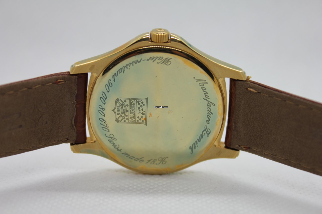 IMG_9081 Zenith Mens watch Unisex Automatic Yellow gold 90 .0086.670 Replica 7