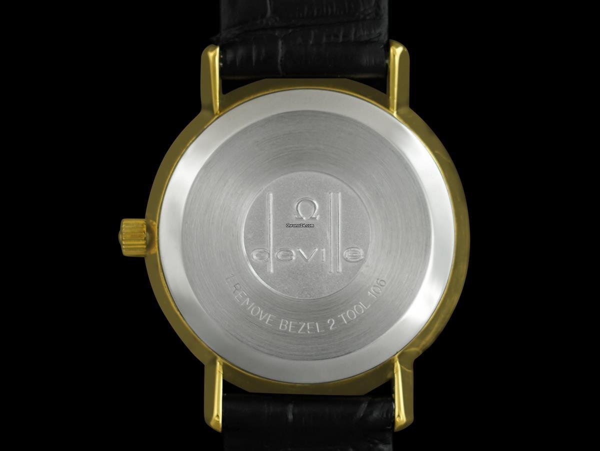 Omega De Ville Mens watch Unisex Automatic Gold Steel 7692 Replica 7