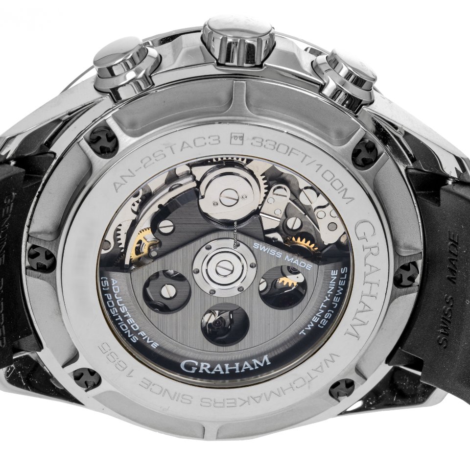 Graham Silverstone RS Mens watch Unisex Automatic Steel 2STAC3.B01A Replica 7