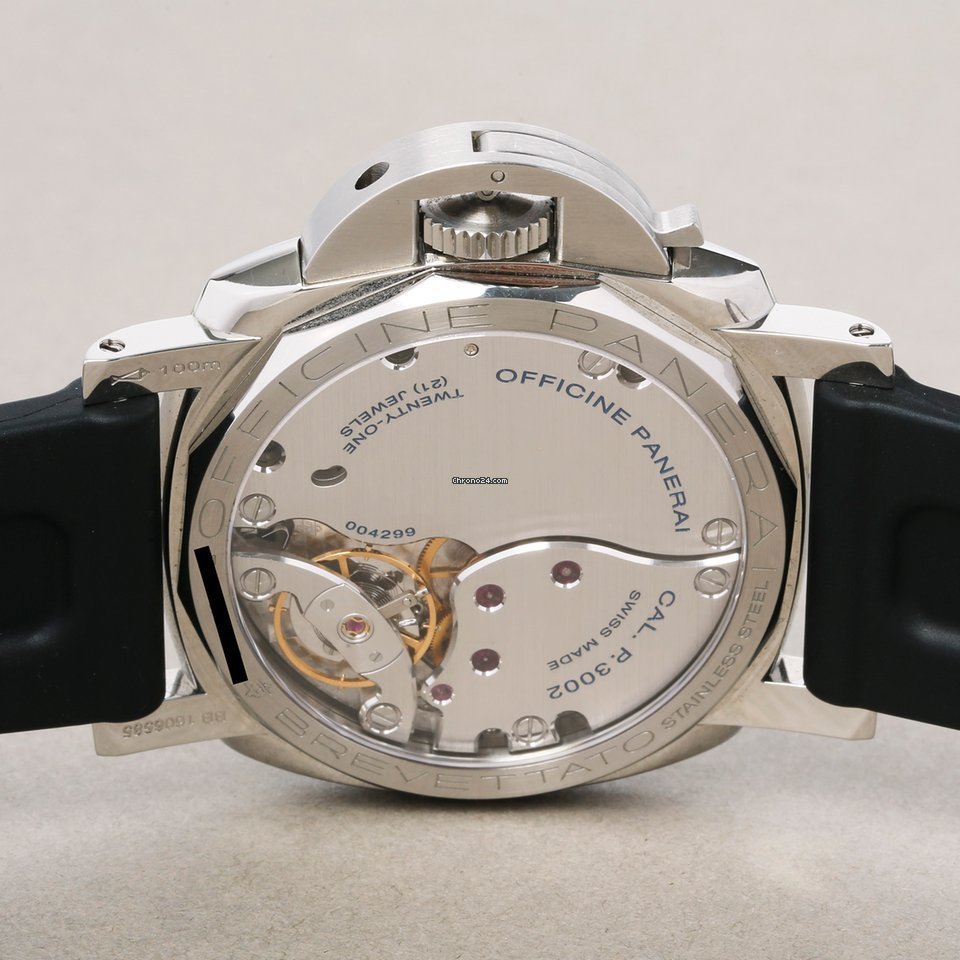 IMG_9081 Panerai Luminor 1950 3 Days Power Reserve Mens watch Unisex Automatic Steel PAM00423 Replica 7