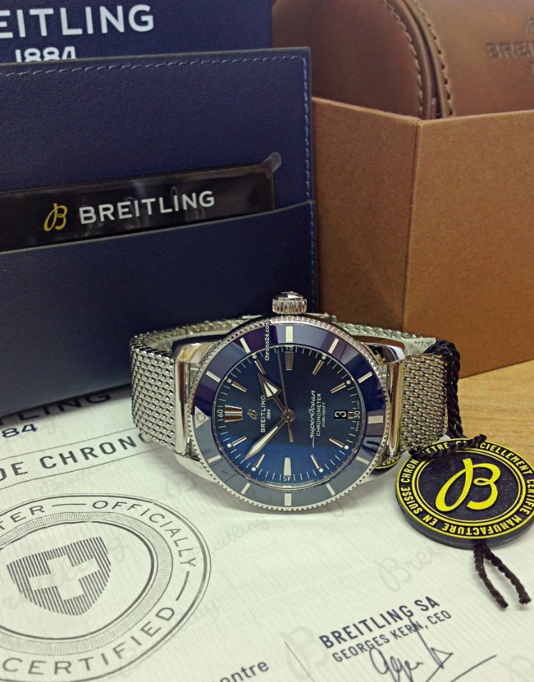 IMG_9081 Breitling Superocean Heritage Mens watch Unisex Automatic Steel AB2030161C1A1 Replica 7