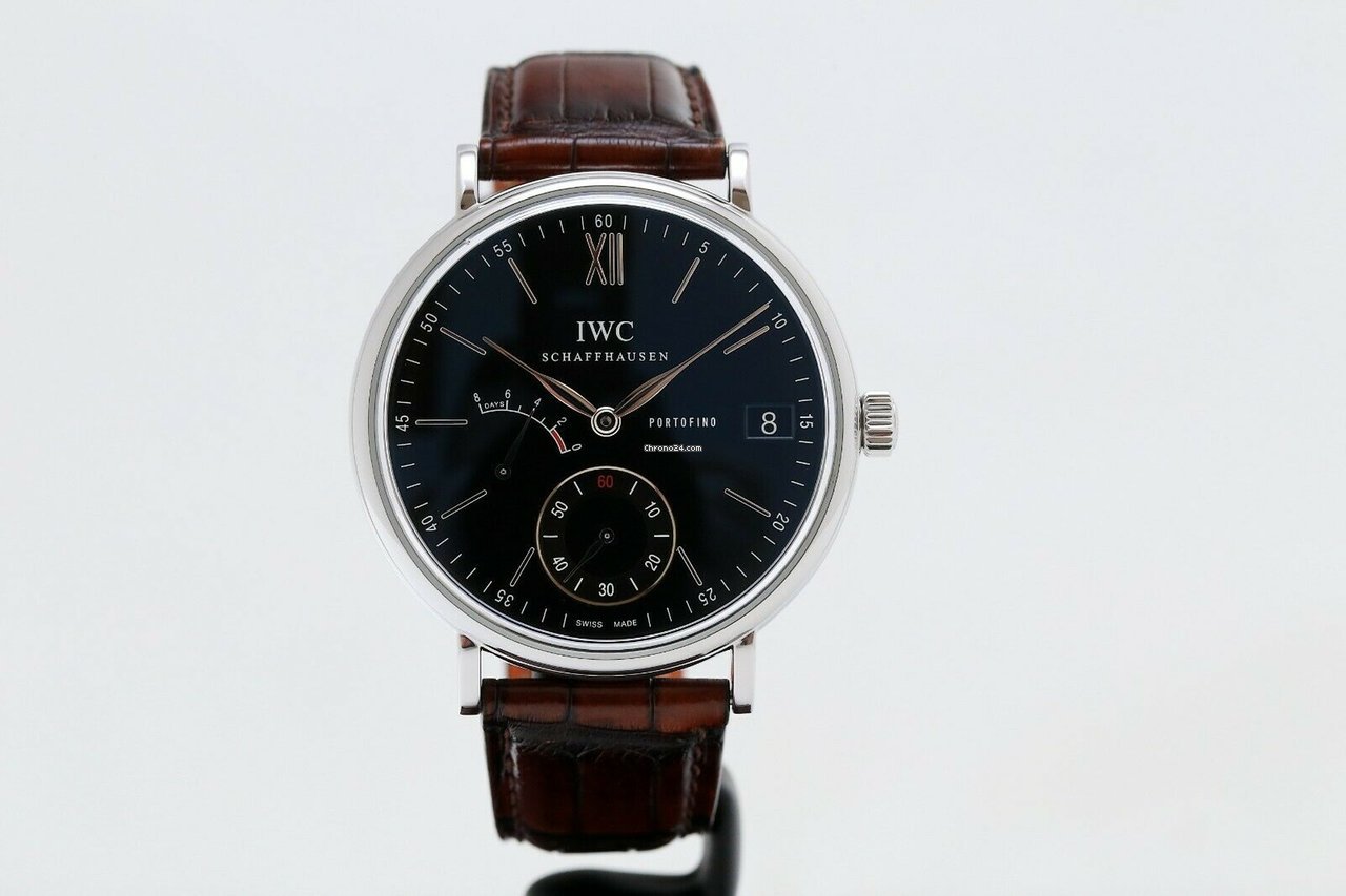 IWC Portofino Hand-Wound Mens watch Unisex Manual winding Steel IW510102 Replica 7