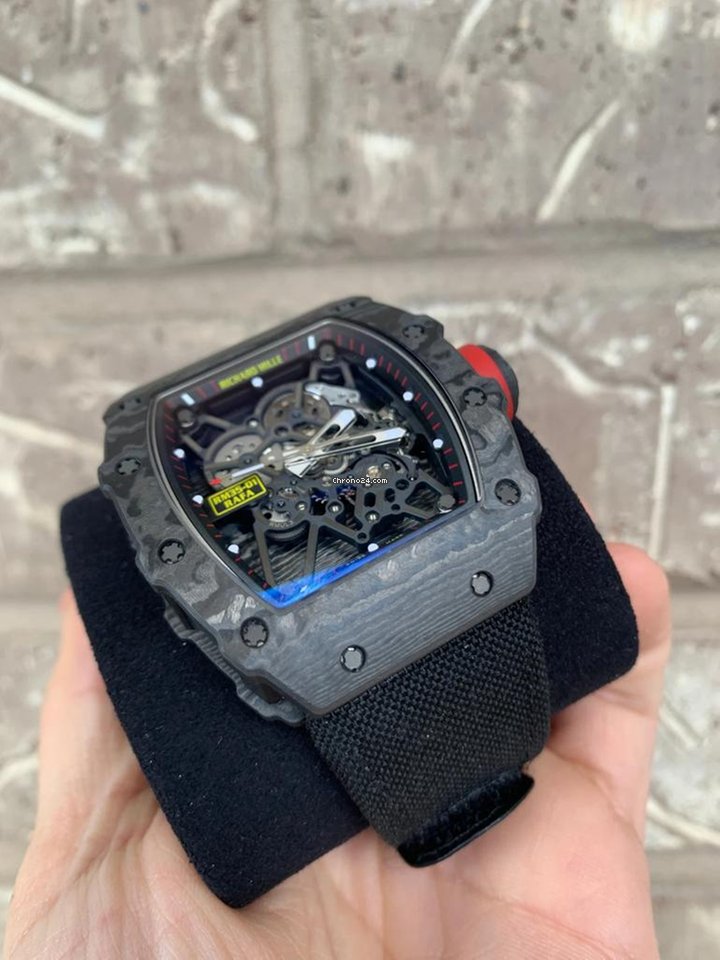 Richard Mille RM 035 Mens watch Unisex Manual winding Carbon RM35-01 Nadal Replica 7