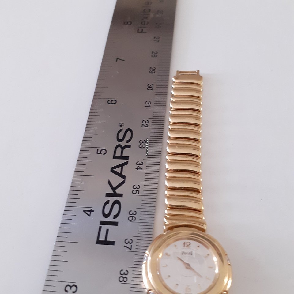 IMG_9081 Piaget Womens watch Quartz Yellow gold 20124M101 Replica 7