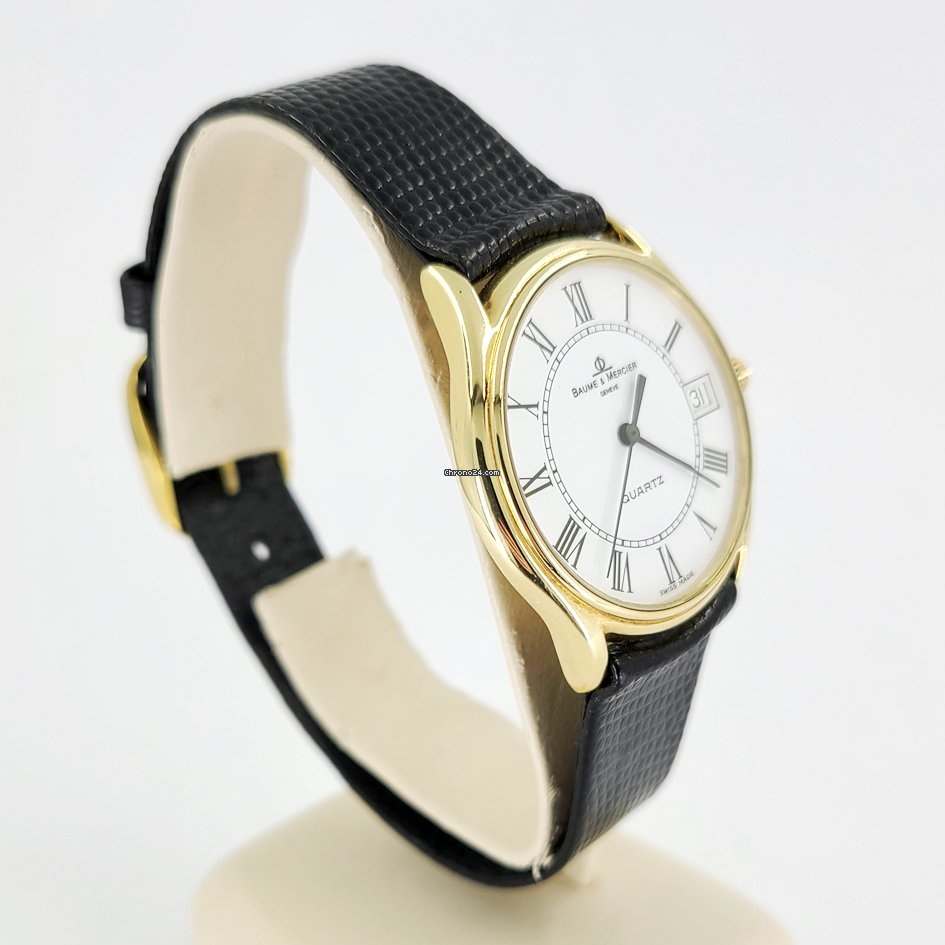 IMG_9081 Baume & Mercier Mens watch Unisex Quartz Yellow gold 95148 Replica 7