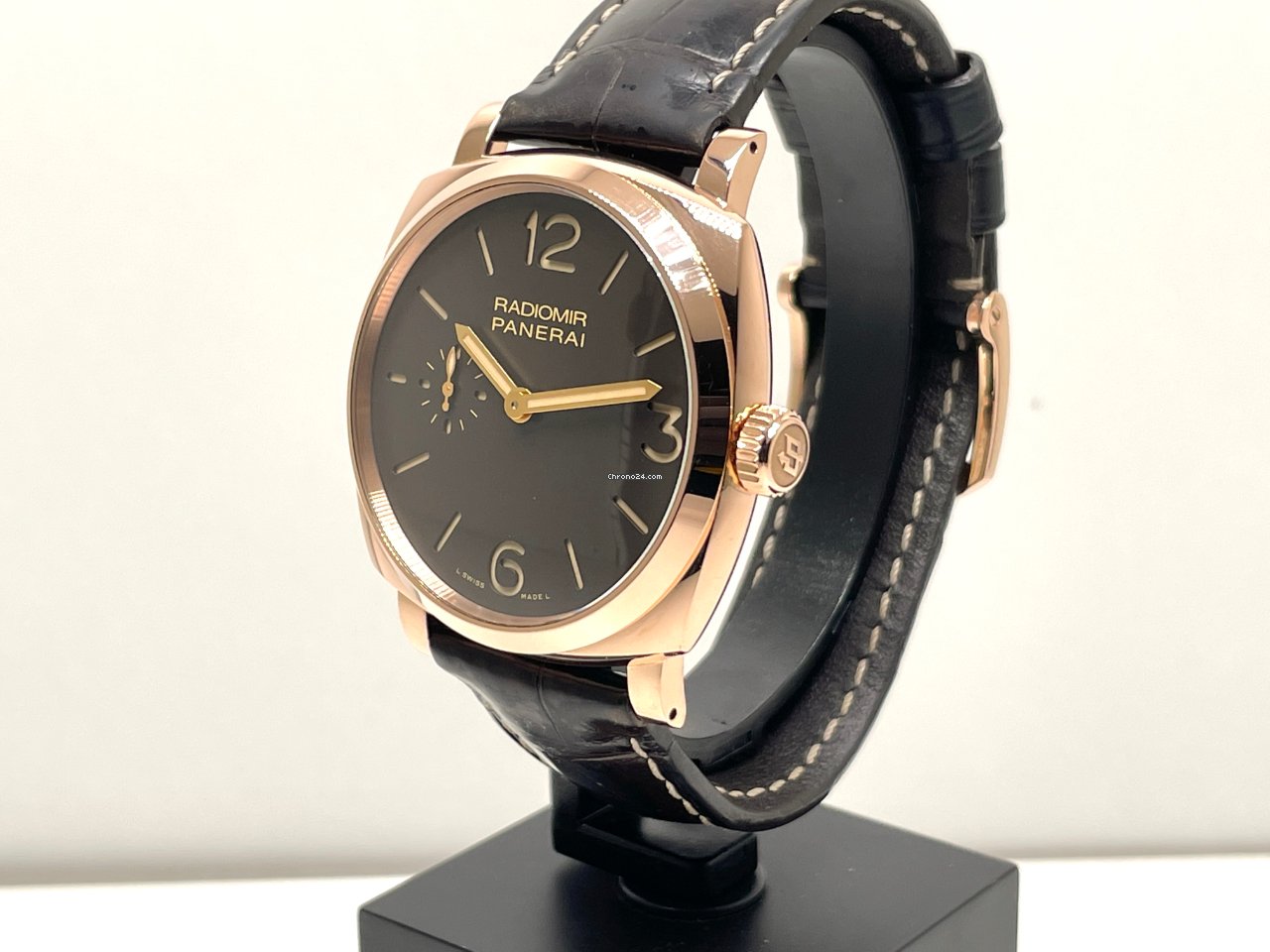 Panerai Radiomir 1940 Manual winding Rose gold PAM00513 Replica 7