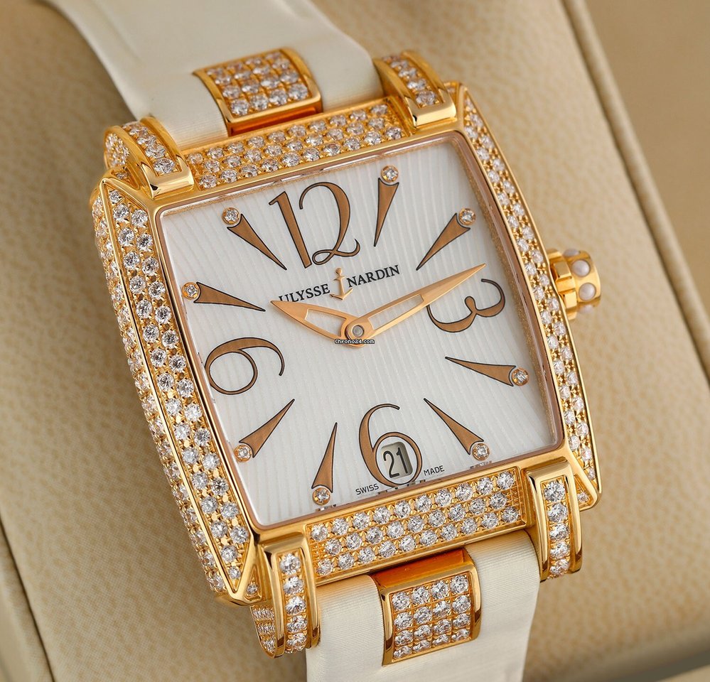 Ulysse Nardin Caprice Mens watch Unisex Automatic Rose gold 136.91FC Replica 7