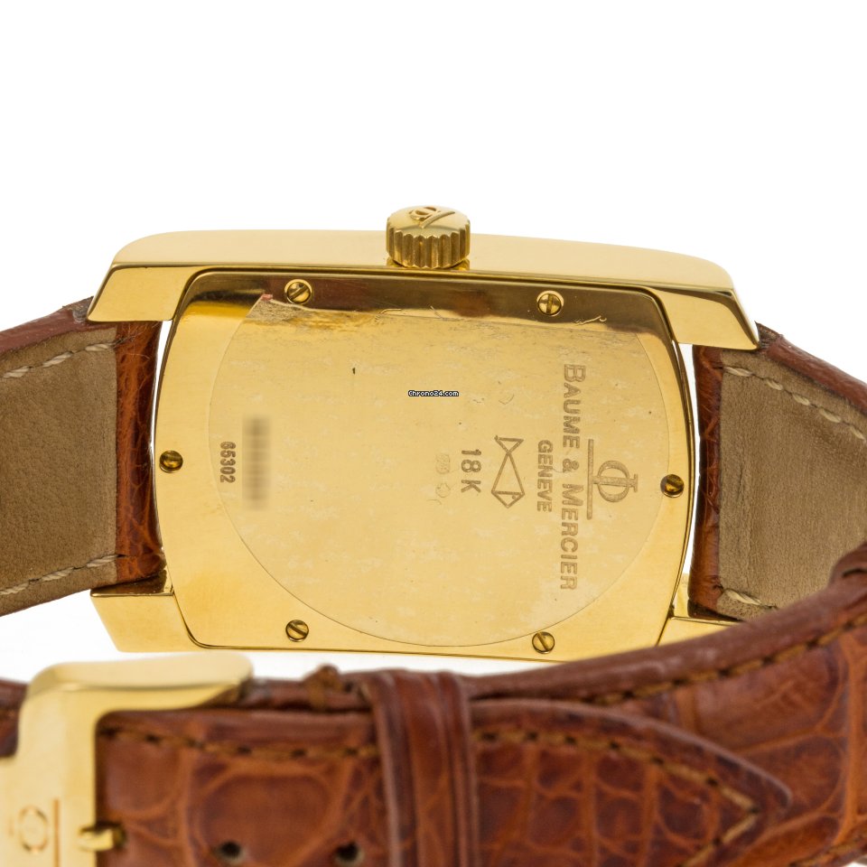 IMG_9081 Baume & Mercier Hampton Mens watch Unisex Automatic Yellow gold 65302 Replica 7