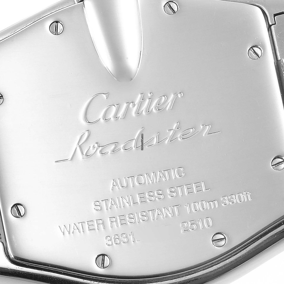 Cartier Roadster Mens watch Unisex Automatic Steel W62001V3 Replica 7