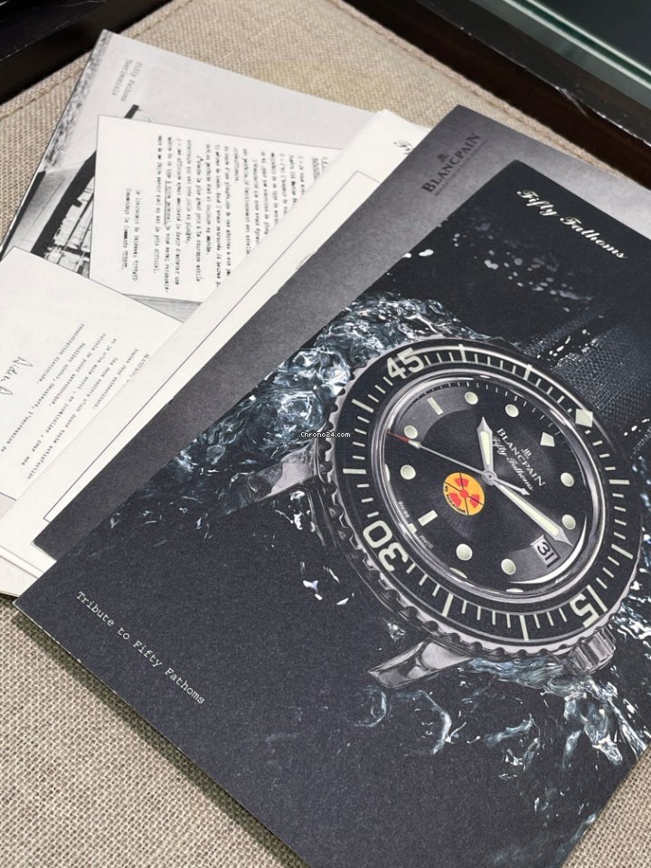 IMG_9081 Blancpain Fifty Fathoms Mens watch Unisex Automatic Steel 5015c-1130-52b Replica 7