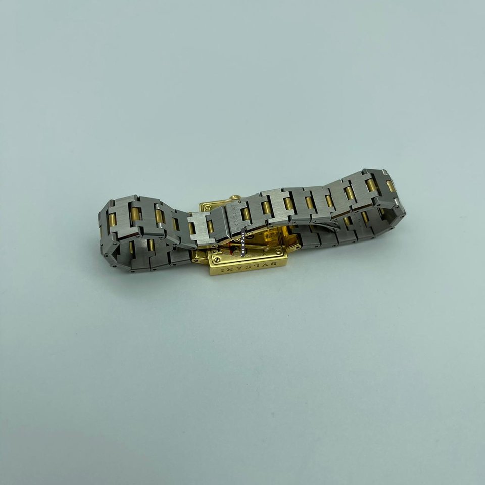 Bulgari Quadrato Womens watch Quartz Yellow gold SQ22G Replica 7