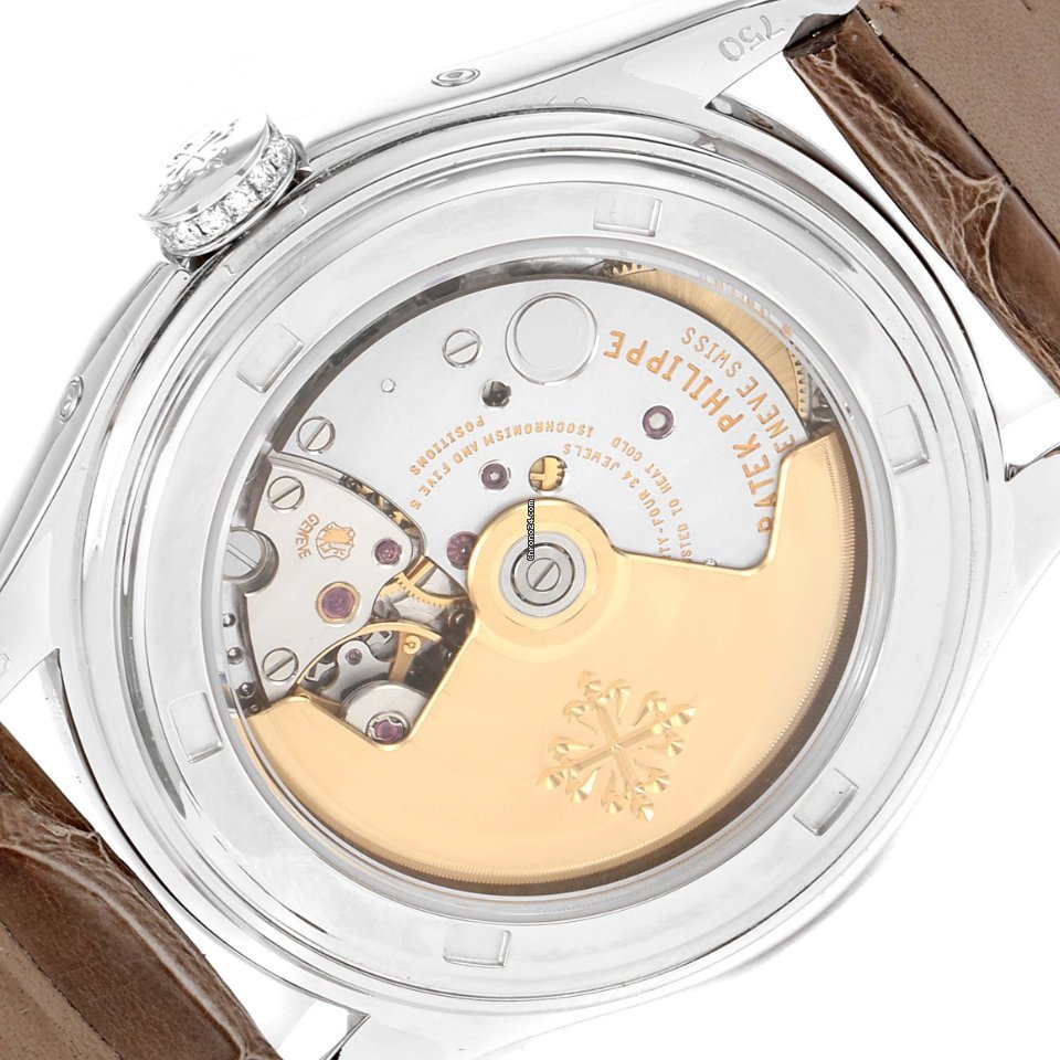 IMG_9081 Patek Philippe Annual Calendar Mens watch Unisex Automatic White gold 4936G - 001 Replica 7