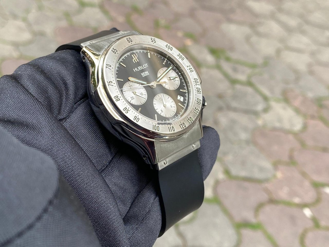 IMG_9081 Hublot Super B Mens watch Unisex Automatic Steel 1920.1 Replica 7