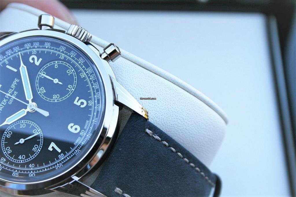 IMG_9081 Patek Philippe Chronograph Mens watch Unisex Manual winding White gold 5172G Replica 7