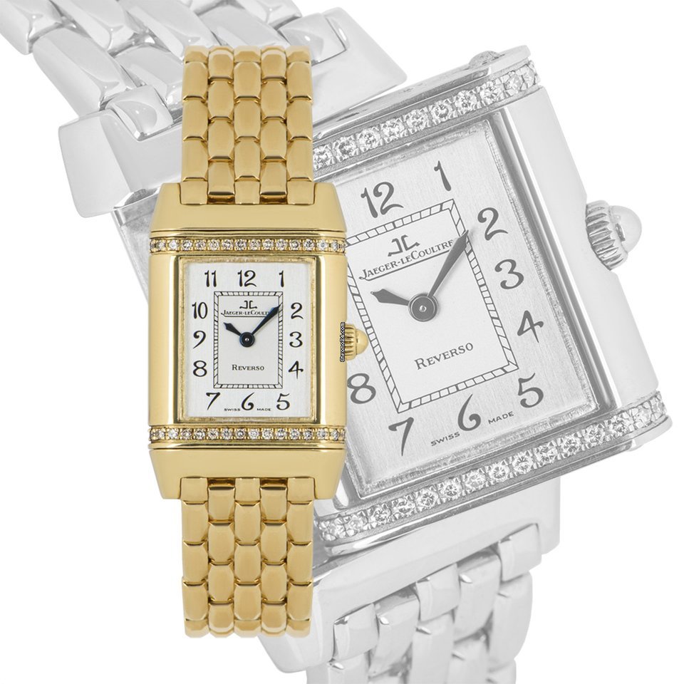 IMG_9081 Jaeger-LeCoultre Reverso Womens watch Quartz Yellow gold 265.1.08 Replica 7