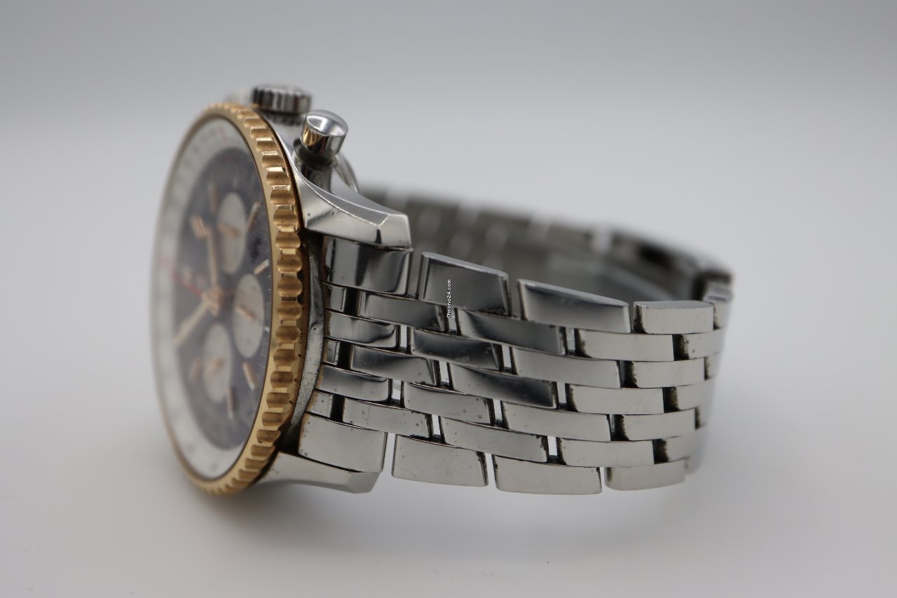 Breitling Navitimer 01 (46 MM) Mens watch Unisex Automatic Gold Steel UB0127211B1A1 Replica 7