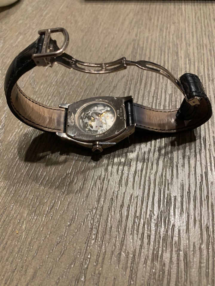IMG_9081 Cartier Mens watch Unisex Manual winding White gold 2762 cartier Replica 7