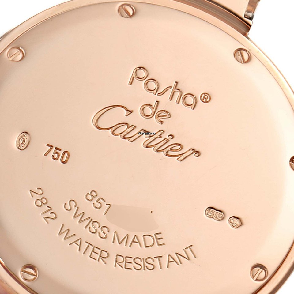 IMG_9081 Cartier Pasha Womens watch Quartz Rose gold WJ123021 Replica 7