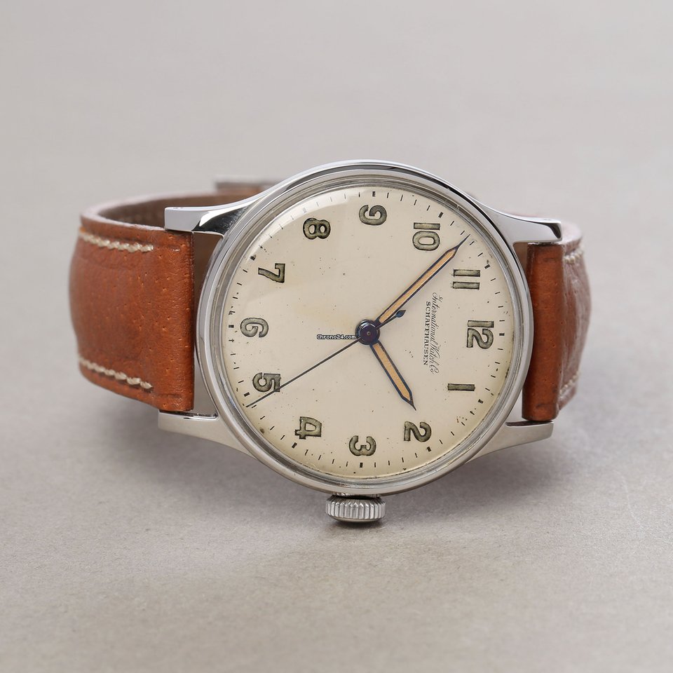 IWC Mens watch Unisex Manual winding Steel C.89 Replica 7