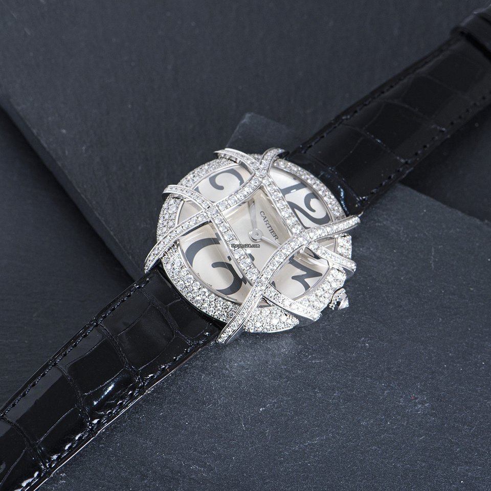 Cartier Womens watch Quartz White gold WJ304350 Replica 7