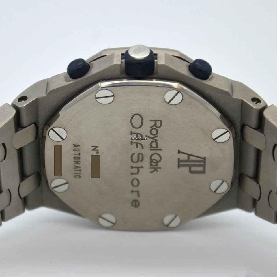 IMG_9081 Audemars Piguet Royal Oak Offshore Chronograph Mens watch Unisex Automatic Titanium 25721TI.OO.1000TI.04.A Replica 7