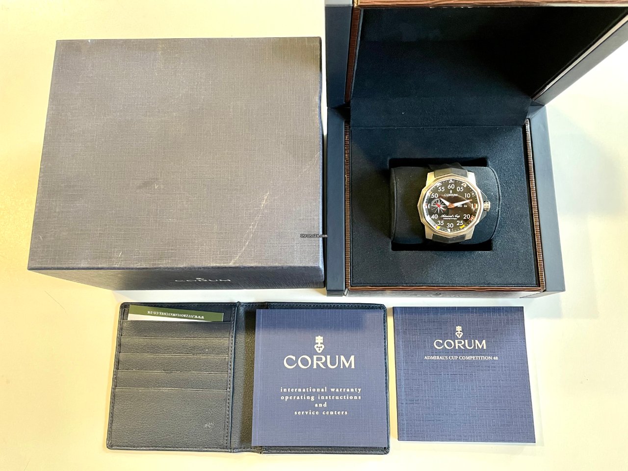 IMG_9081 Corum Admirals Cup Competition 48 Mens watch Unisex Automatic Titanium 947.931.04 Replica 7