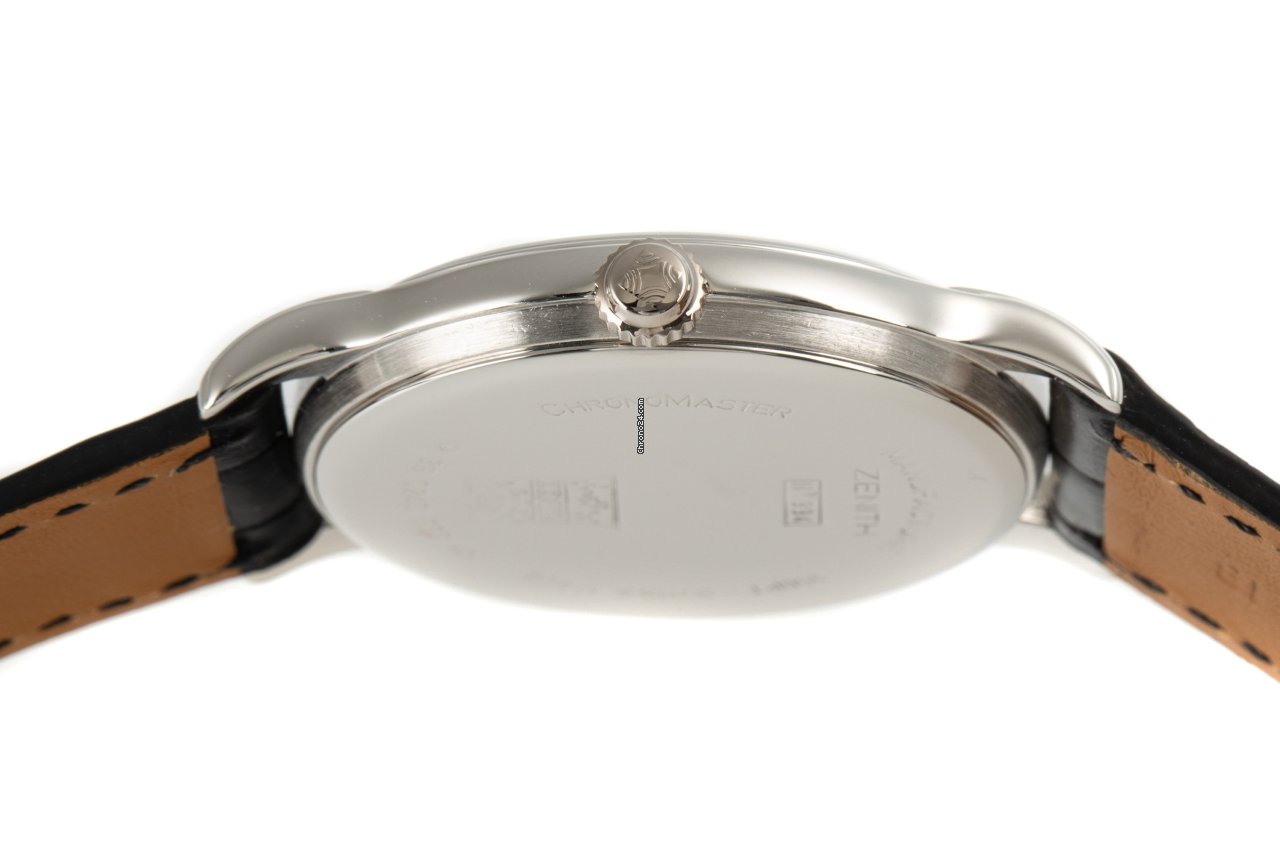 IMG_9081 Zenith Elite Mens watch Unisex Manual winding Platinum 39.0240.655 Replica 7