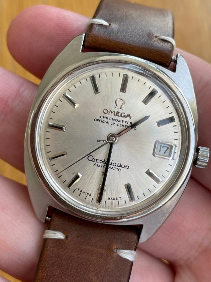 Omega Constellation Mens watch Unisex Automatic Steel 168017 Replica 7