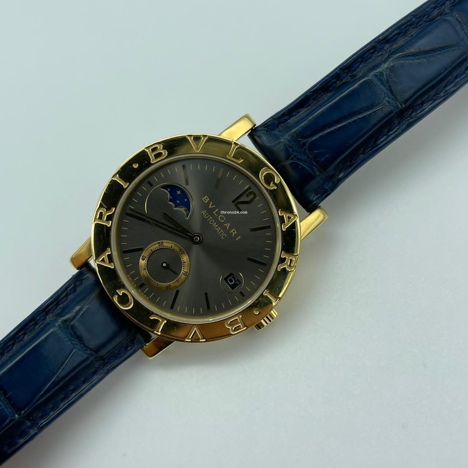 IMG_9081 Bulgari Bulgari Mens watch Unisex Automatic Yellow gold BB38GLMP Replica 7