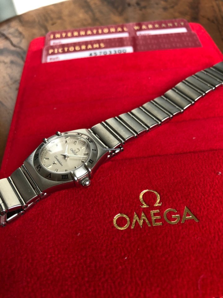 IMG_9081 Omega Constellation Womens watch Quartz Steel 45703300 Replica 7