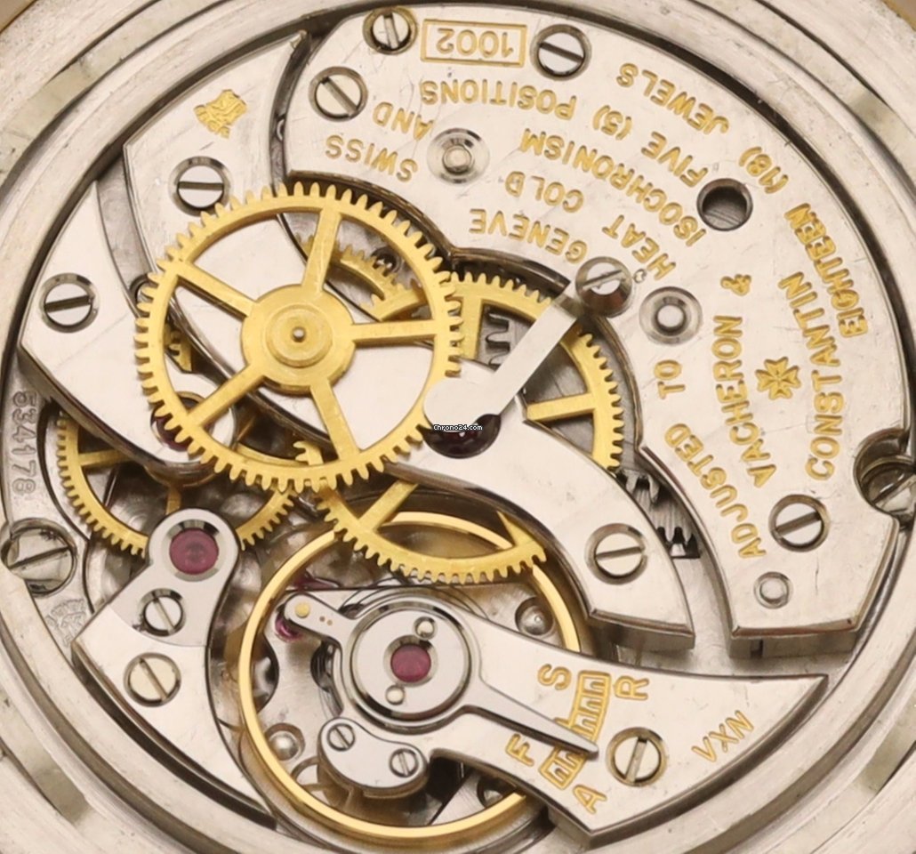 IMG_9081 Vacheron Constantin Patrimony Mens watch Unisex Manual winding Yellow gold 6044 Replica 7