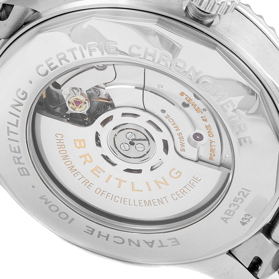 IMG_9081 Breitling Aviator 8 Mens watch Unisex Automatic Steel AB3521U01G1P1 Replica 7