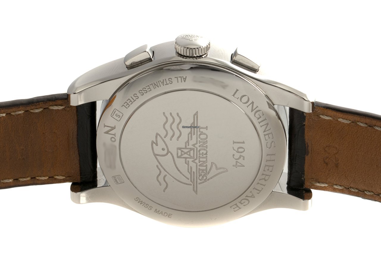IMG_9081 Longines Heritage Mens watch Unisex Automatic Steel L2.747.4 Replica 7